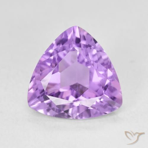 2.89ct طبيعي بنفسجي وردي جمشت, مثلثى, قليلا جدا