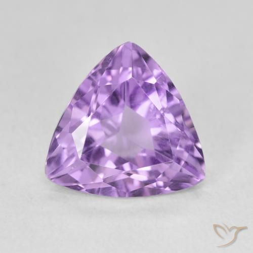 2.71ct طبيعي بنفسجى متوسط جمشت, مثلثى, قليلا جدا