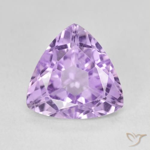 3.03ct طبيعي بنفسجي وردي جمشت, مثلثى, قليلا جدا