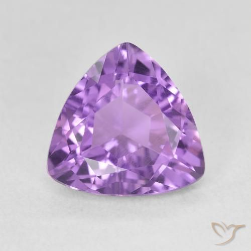 2.78ct طبيعي بنفسجى متوسط جمشت, مثلثى, VVS