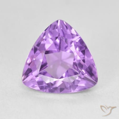 3.06ct طبيعي بنفسجي وردي جمشت, مثلثى, VVS