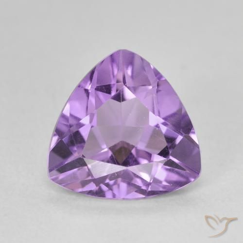2.60ct طبيعي بنفسجى متوسط جمشت, مثلثى, VVS