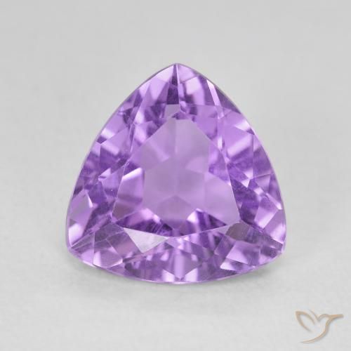 2.91ct طبيعي بنفسجى غامق جمشت, مثلثى, VVS-VS