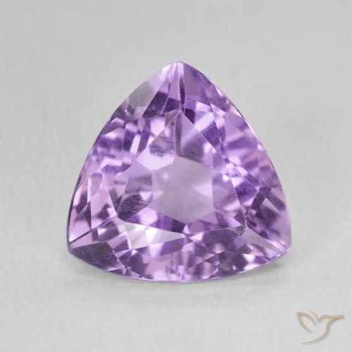 2.86ct طبيعي بنفسجى متوسط جمشت, مثلثى, VVS-VS
