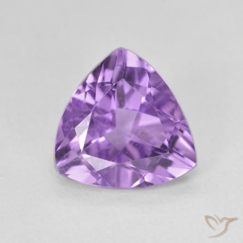 2.32ct طبيعي بنفسجى غامق جمشت, مثلثى, VVS-VS