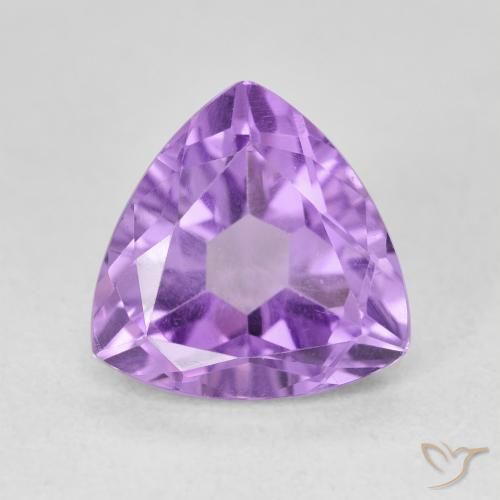 3.12ct طبيعي بنفسجى متوسط جمشت, مثلثى, VVS-VS