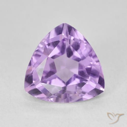 2.97ct طبيعي بنفسجى حيوى جمشت, مثلثى, VVS-VS
