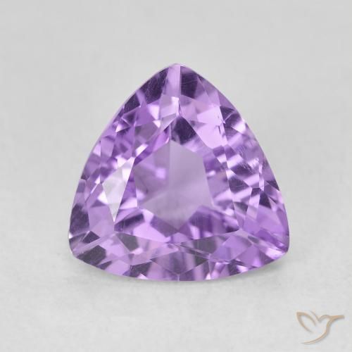 2.78ct طبيعي بنفسجى حيوى جمشت, مثلثى, VVS-VS