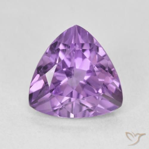 3.07ct طبيعي بنفسجي أرجواني جمشت, مثلثى, VVS-VS