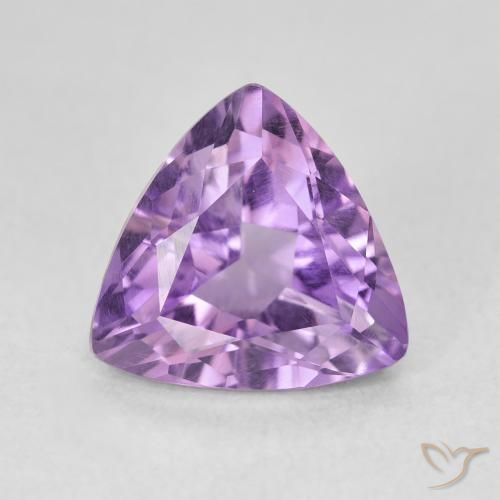 2.82ct طبيعي بنفسجى أرجوانى متوسط جمشت, مثلثى, VVS-VS