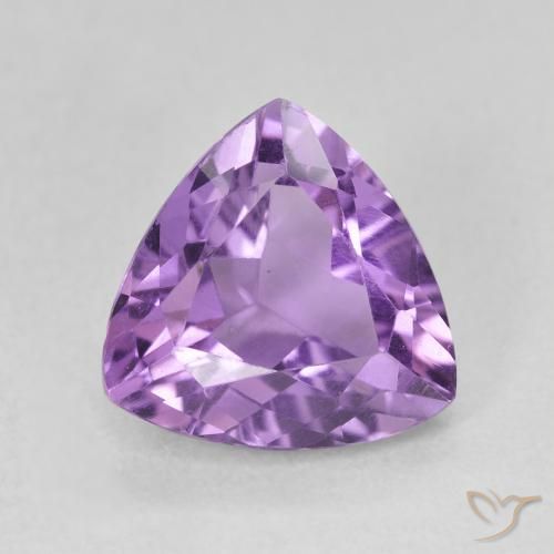 2.91ct طبيعي بنفسجى غامق جمشت, مثلثى, VVS