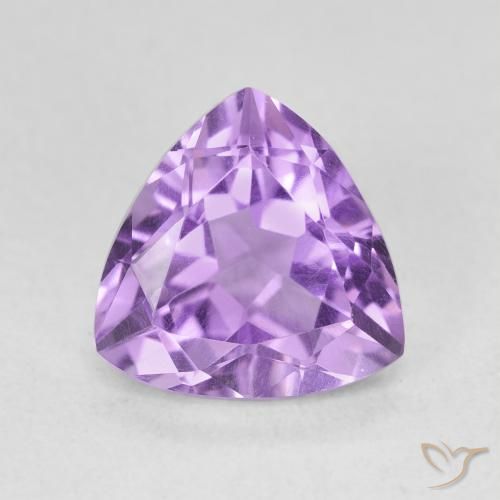 2.90ct طبيعي بنفسجى متوسط جمشت, مثلثى, VVS