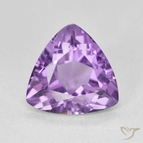 2.69ct طبيعي بنفسجى سوسنى غامق جمشت, مثلثى, VVS