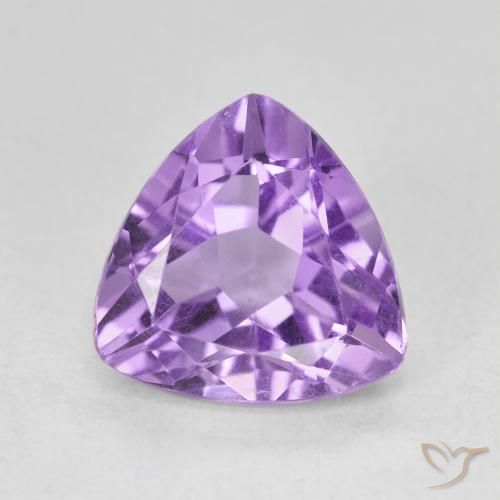 3.03ct طبيعي بنفسجى غامق جمشت, مثلثى, VVS