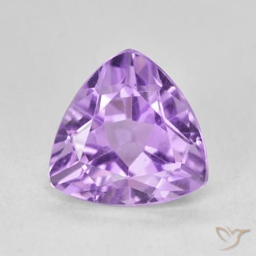 2.82ct طبيعي بنفسجى متوسط جمشت, مثلثى, VVS