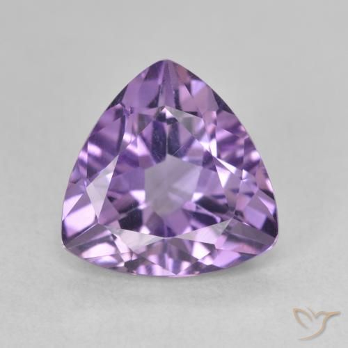 2.99ct طبيعي بنفسجى حيوى جمشت, مثلثى, VVS-VS