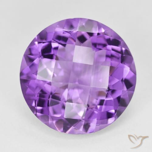 17.29ct طبيعي بنفسجي وردي جمشت, دائري, VVS