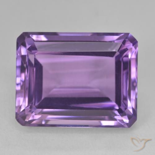 20.04ct طبيعي بنفسجى كثيف جمشت, قص الزمرد, VVS-VS