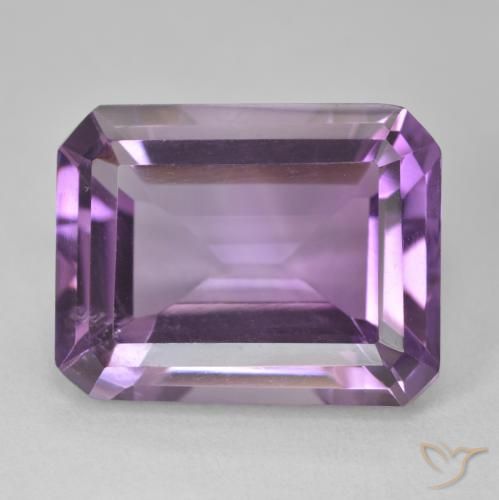 15.86ct طبيعي وردى-بنفسجى متوسط جمشت, قص الزمرد, VVS-VS