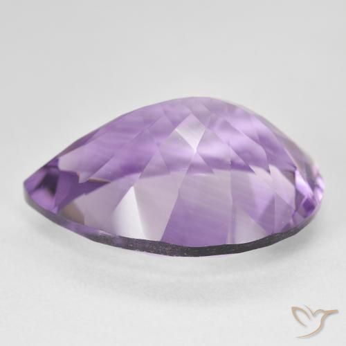جمشت Medium Light Purplish-Violet طبيعي، شكل الكمثرى، 18.17 قيراط، VVS