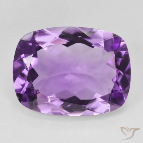 16.66ct طبيعي بنفسجى أرجوانى متوسط جمشت, وسادة, VVS