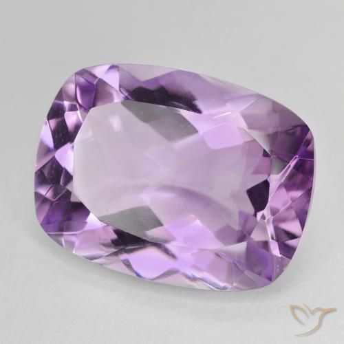 جمشت Medium Light Purplish-Violet طبيعي، وسادة، 15.85 قيراط، VVS