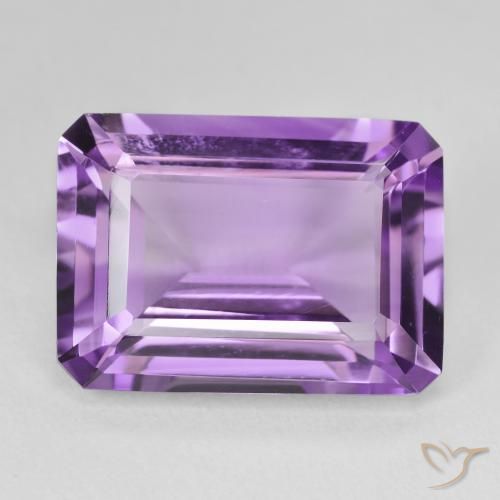 14.44ct طبيعي بنفسجى أرجوانى غامق جمشت, قص الزمرد, VVS-VS