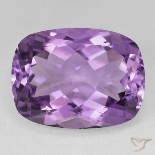19.29ct طبيعي بنفسجي أرجواني جمشت, وسادة, VVS-VS