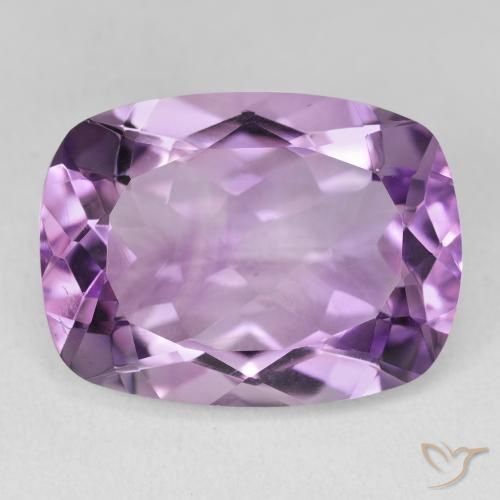 16.83ct طبيعي بنفسجى متوسط-فاتح جمشت, وسادة, VVS-VS