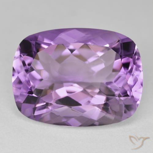 19.00ct طبيعي بنفسجى متوسط-فاتح جمشت, وسادة, VVS-VS