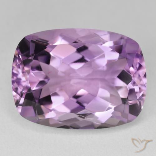 19.11ct طبيعي بنفسجى متوسط-فاتح جمشت, وسادة, VVS-VS