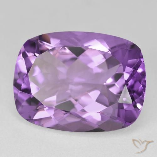 جمشت Medium Light-Violet طبيعي، وسادة، 18.40 قيراط، VVS-VS