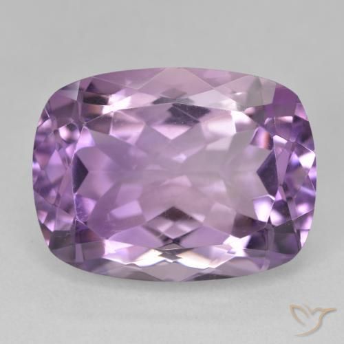 19.70ct طبيعي بنفسجى متوسط-فاتح جمشت, وسادة, قليلا جدا
