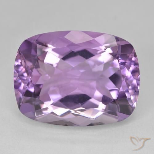 19.35ct طبيعي بنفسجى متوسط-فاتح جمشت, وسادة, VVS