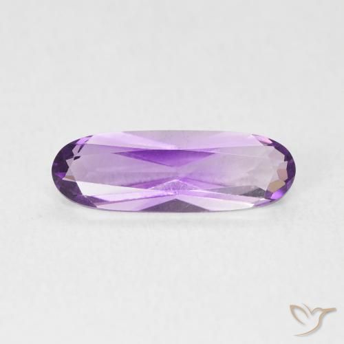 1.10ct طبيعي بنفسجى وردى متوسط جمشت, بيضوي, VVS-VS