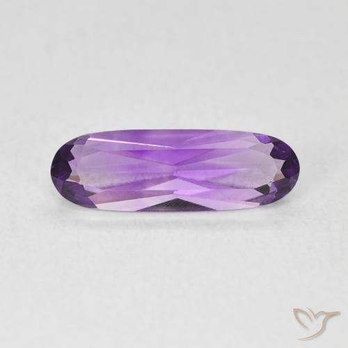 1.16ct طبيعي بنفسجي وردي جمشت, بيضوي, VVS-VS