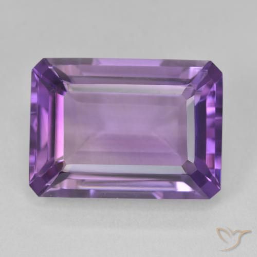 14.30ct طبيعي بنفسجى حيوى جمشت, قص الزمرد, VVS