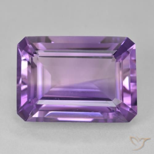 15.56ct طبيعي بنفسجى حيوى جمشت, قص الزمرد, VVS
