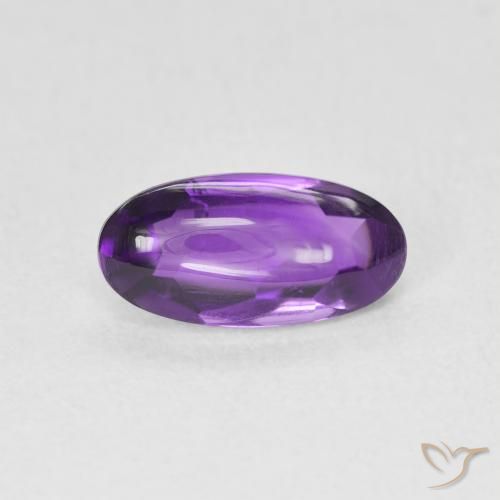 1.27ct طبيعي Medium Light-Violet جمشت, بيضوي, شفاف