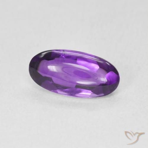 جمشت Medium Light-Violet طبيعي، بيضوي، 1.27 قيراط، شفاف