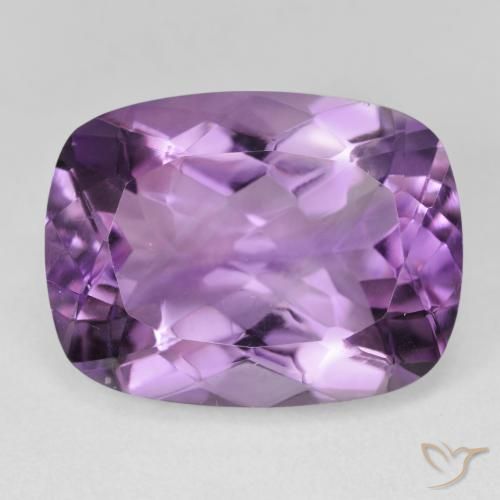 17.69ct طبيعي بنفسجى متوسط-فاتح جمشت, وسادة, VVS-VS