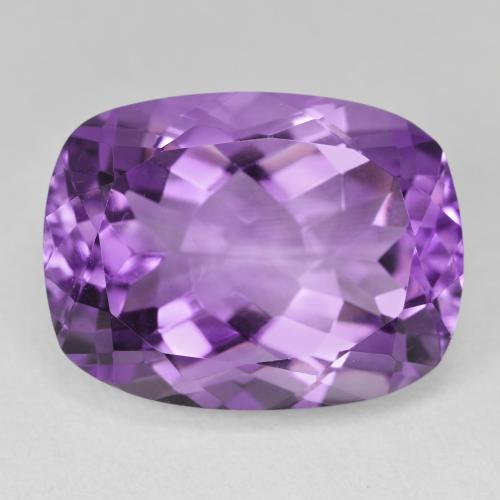 19.50ct طبيعي بنفسجى متوسط جمشت, وسادة, VVS-VS
