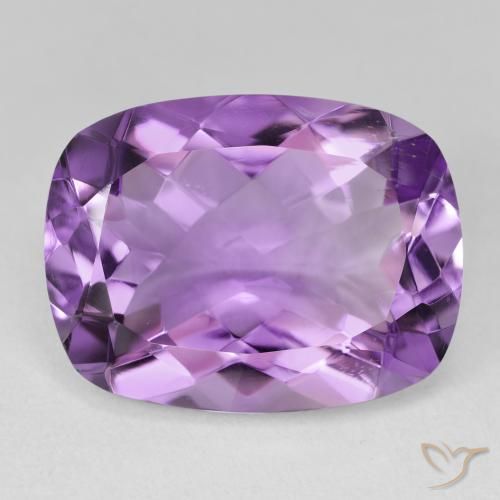 15.61ct طبيعي بنفسجى متوسط جمشت, وسادة, VVS-VS