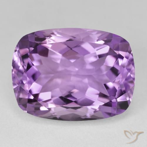 20.15ct طبيعي بنفسجى متوسط جمشت, وسادة, VVS-VS