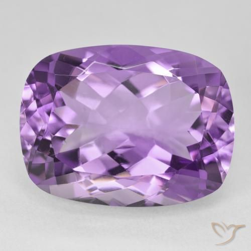 19.73ct طبيعي بنفسجى غامق جمشت, وسادة, قليلا جدا