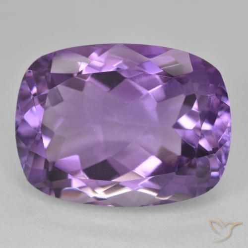 20.86ct طبيعي بنفسجى متوسط جمشت, وسادة, VVS