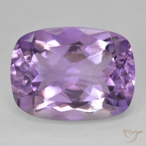 18.69ct طبيعي بنفسجى متوسط جمشت, وسادة, VVS