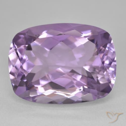 19.50ct طبيعي بنفسجى متوسط-فاتح جمشت, وسادة, VVS
