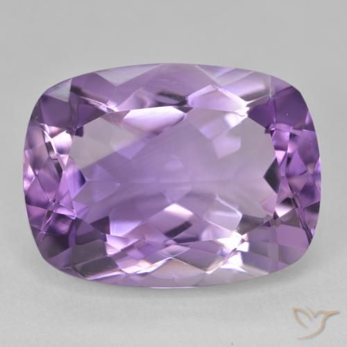 18.16ct طبيعي بنفسجى متوسط جمشت, وسادة, VVS