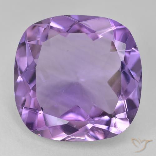17.69ct طبيعي بنفسجى متوسط جمشت, وسادة, VVS